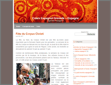 Tablet Screenshot of cours-espagnol-grenade-espagne.delengua.es